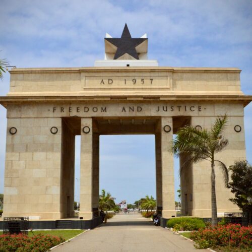 Black Star Square in Accra, Ghana