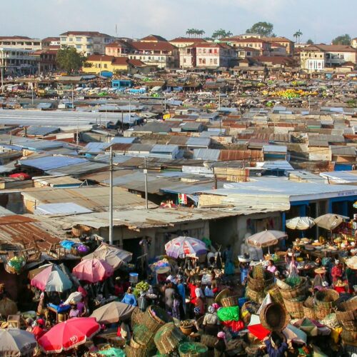 Ghana market and food experience